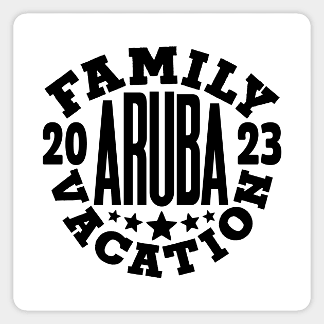 Aruba 2023 Magnet by colorsplash